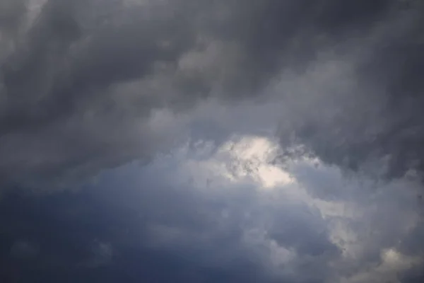 Cielo Con Nuvole Pioggia Scura — Foto Stock