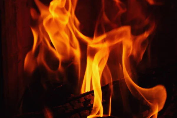 Imágenes Fuego Sobre Madera —  Fotos de Stock