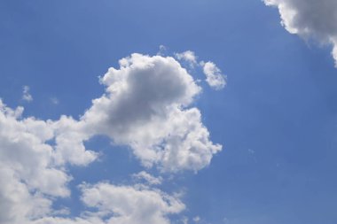 Bulutlu mavi gökyüzü