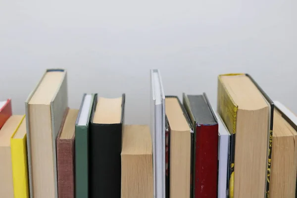 Colored Books Shelf — Stock Photo, Image