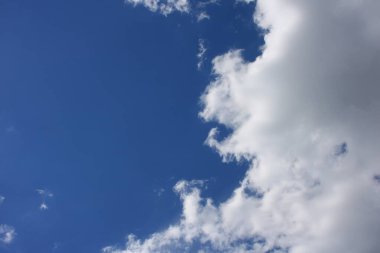 Bulutlu mavi gökyüzü