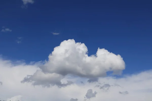 Cielo Azul Con Nubes Blancas — Foto de Stock