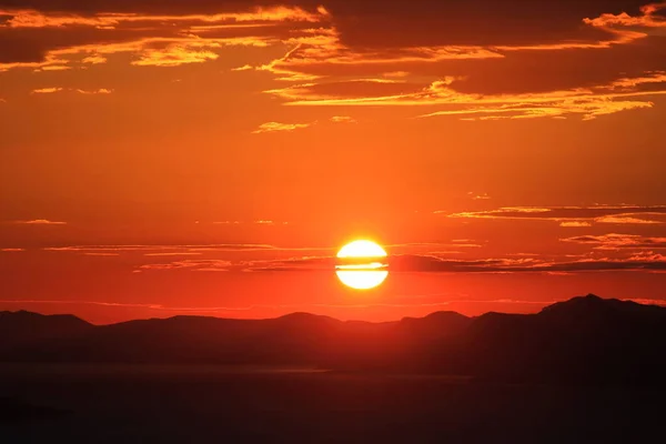 Schöner Sonnenuntergang Über Der Adria — Stockfoto