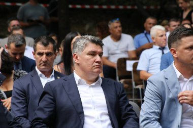 Vrgorac, Croatia, 14.07. 2022 Milanovic Zoran President of Croatia