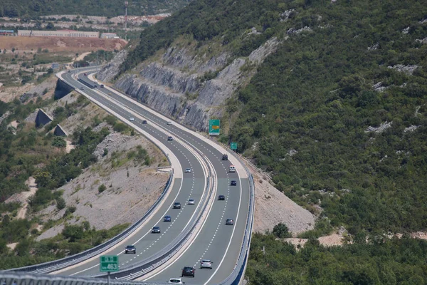 Vrgorac Croatia 2022In Middle July Tourist Season Heavy Traffic Highway — Photo