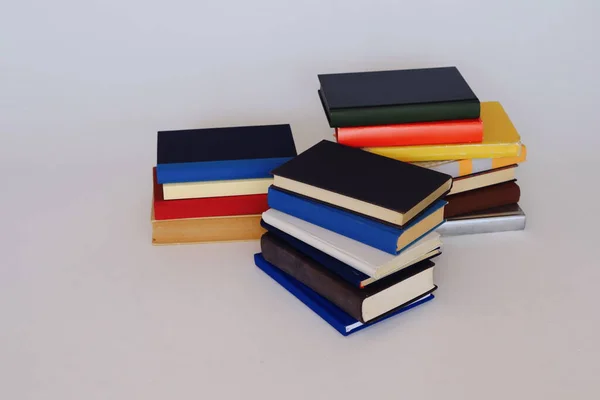 Stack Books White Background — Stock Photo, Image