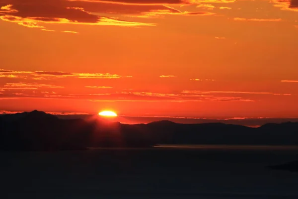 Nice Sunset Adriatic Sea — Fotografia de Stock