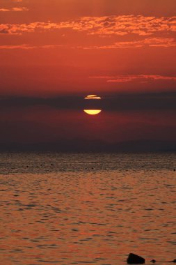 Adriyatik Denizi üzerinde gün batımı