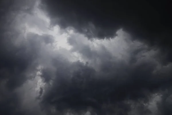 Ciel Sombre Avec Nuages Pluie — Photo