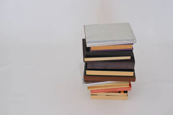 Stack Book Books White Background — Stock Photo, Image