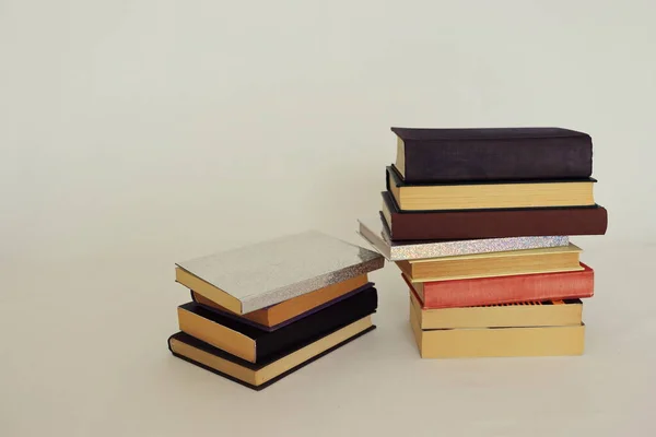 Stack Books White Background Isolated — Stock Photo, Image