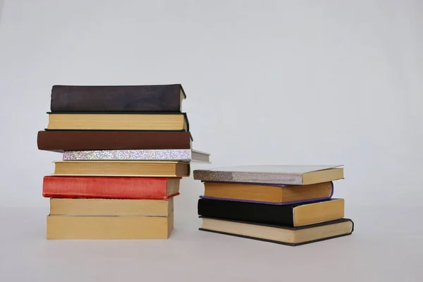 Pile Books Isolated White Background Illustration — Stock Photo, Image