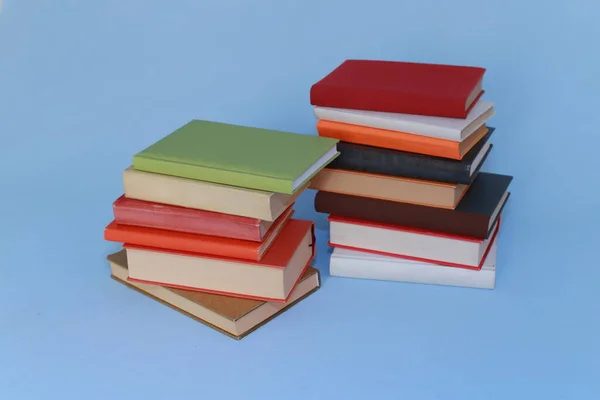 Stack Books White Background Education Concept — Stock Photo, Image