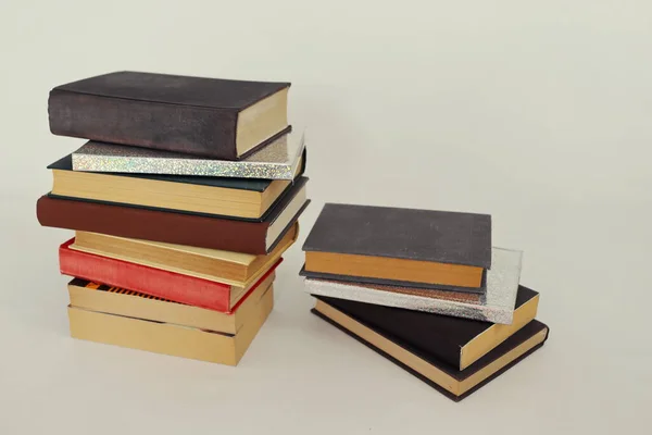 Stack Books White Background — Stock Photo, Image