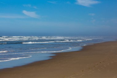 Floransa, Oregon 'daki Heceta Sahili' nde kırıcılar geliyor.