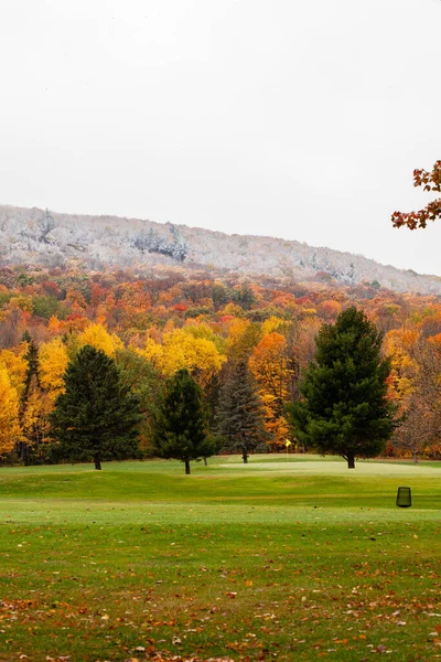 Wausau Wisconsin Golf Course Part Granite Peak Ski Area Background — Stock Photo, Image