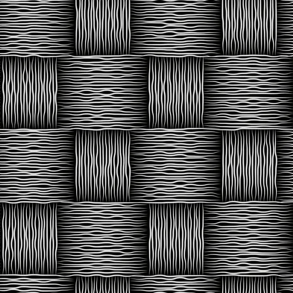 Bitmek bilmeyen dokuma süsü. vektör soyut monokrom duvar kağıdı