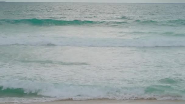 Blue Waves Shores Beach — Vídeo de Stock