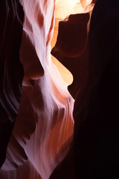 Paisagem Abstrata Antelope Canyon Fenda — Fotografia de Stock