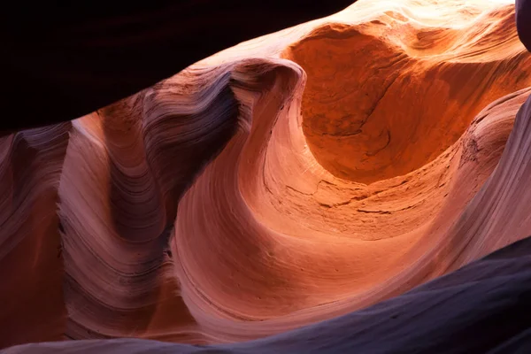Natürliche Abstraktion Aus Dem Antelope Slot Canyon — Stockfoto