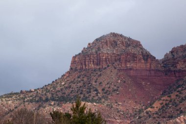 Cloud topping rock formations