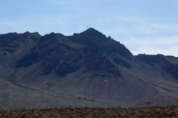 Distant Mountains Desert — Stockfoto