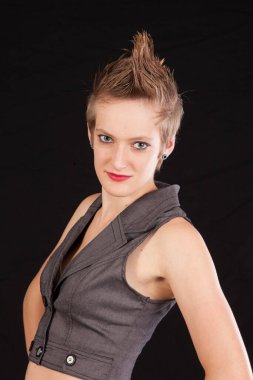 Pretty woman with a friendly smile