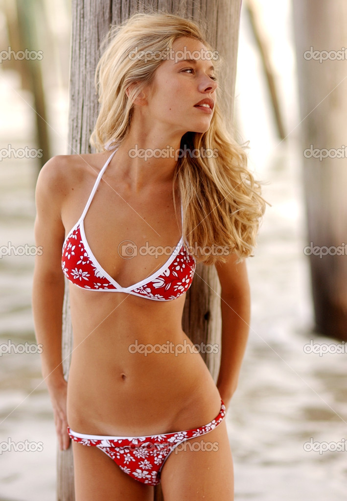 cute red bikinis