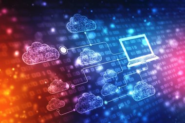 2d Bulut hesaplama, Bulut Hesaplama Büyük Veri Kavramı, Bulut hesaplama teknolojisi internet konsepti