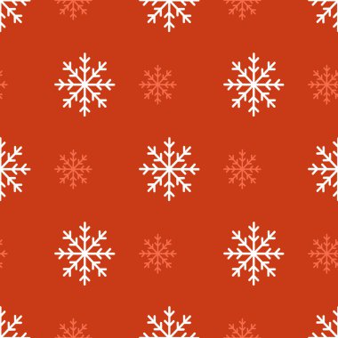 Kağıt ve tekstil ambalajları için Noelsiz Yeni Yıl desensiz vektör çizimi