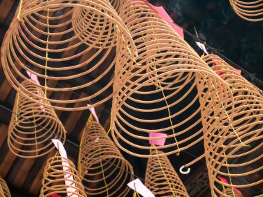 Spiral tütsü thien hau Tapınağı (ho chi minh, vietnam)