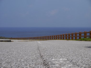 sahil yolunu yonaguni Island, Japonya