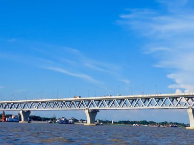 The Padma Multipurpose Bridge - a multipurpose railroad bridge constructed across the Padma River in Bangladesh.