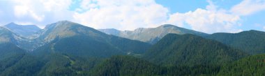 pirin Milli Parkı, Bulgaristan'ın dağ tepe Panoraması