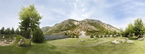 Landschaftspanorama von rupit, bulgaria — Stockfoto