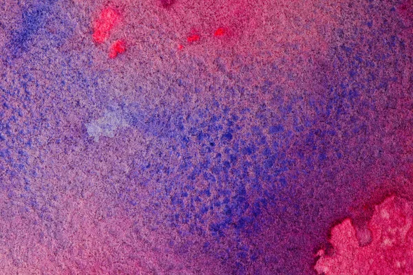 Suluboya, boya, soyutlama. Yakın plan. Kağıt üzerindeki suluboya resmin gerçek dokusu. Sıvı boya damlaları