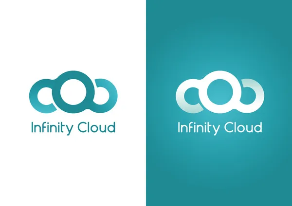 Infinity Cloud — Stock Vector
