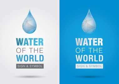 su world.icon tabela sembol su damla dünya ile