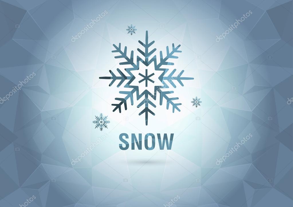 Abstract Wallpaper with the snow. Element of the world. Creative marketing.