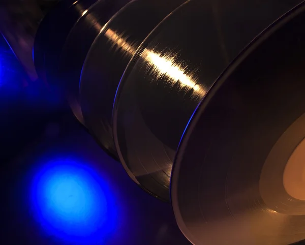 satır kayıt mavi bir spot ışığı ile