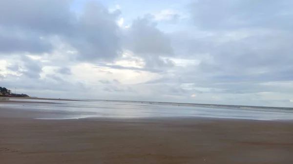 Isolado Praia Fotos Tiradas Mandarmani Pequeno Local Turismo Praia Índia — Fotografia de Stock