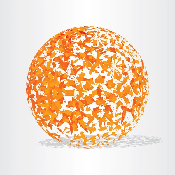 Herbst Globus Ball Hintergrund — Stockvektor