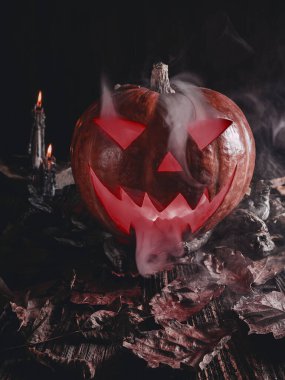 Korkunç Balkabağı Jack Cadılar Bayramı Feneri