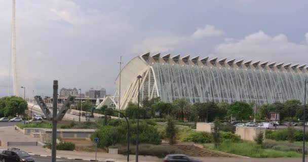 Valencia Spain August 2022 Urban Zoom Out Hyperlapse Valencia Spain — Vídeo de Stock