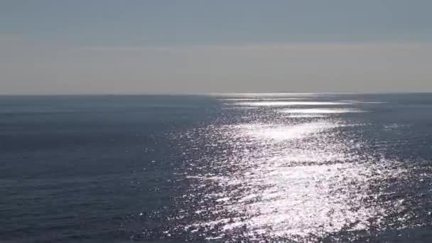 Scalea Kenti Yakınlarındaki Talya Gün Boyunca Sakin Deniz Manzarası Denizin — Stok video