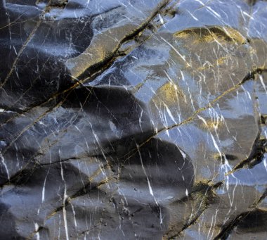 Siyah ve gri mermer arka plan, seramik duvar ve zemin için Breccia doğal mermer taşı, birinci sınıf İtalyan parlak granit levhası. Kuvars, kuartzit, kireç taşı.