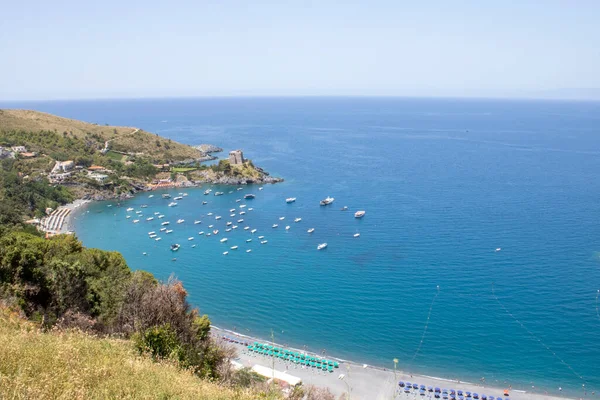 Torre Crawford San Nicola Arcella Calabria Italia Baia Azzurra Torre — Foto de Stock