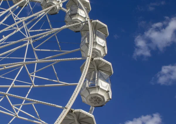 Ferris Wheel Amusement Park Italy Giant Wheel Blue Summer Sky — Stock Photo, Image