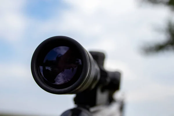 Närbild Gun Seght — Stockfoto
