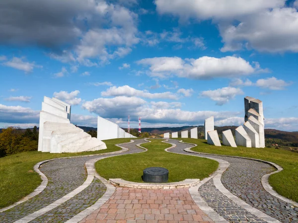Kadinjaca Memorial Complex Serbia Memory Fallen Partisans Who Defended Uzice — Stock Photo, Image